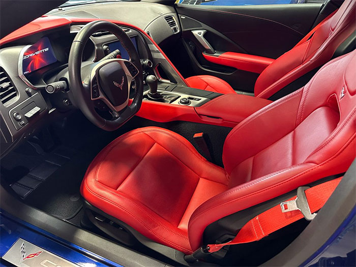 2019 Admiral Blue on Red Grand Sport Coupe