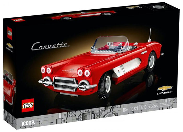 Lego Celebrates Corvette's 70th Anniversary with a new 1961 Corvette Model