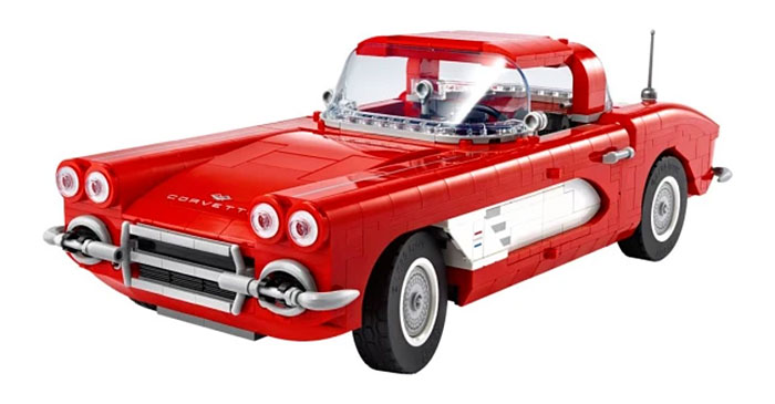 Lego Celebrates Corvette's 70th Anniversary with a New 1961 Corvette Model
