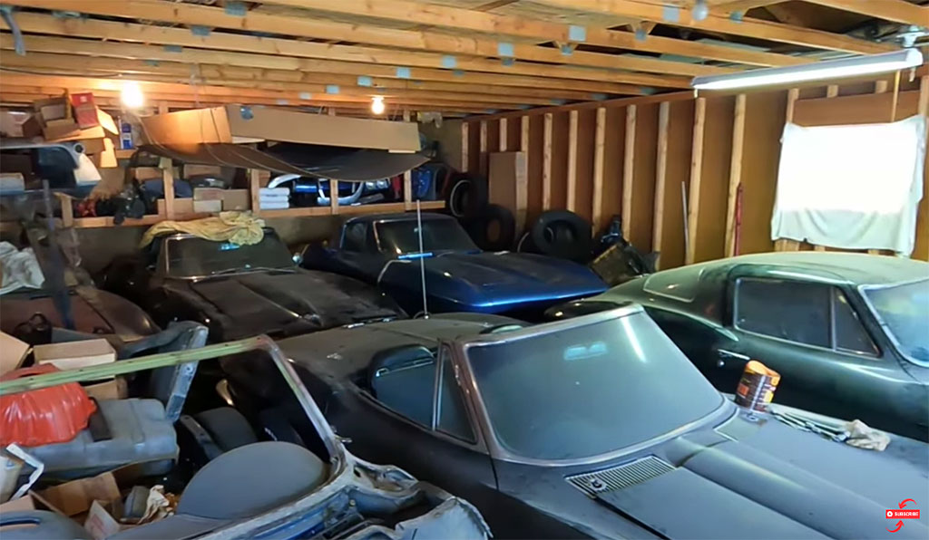 [VIDEO] Watch this Rescue of a Huge Barn Find Collection of Six Midyear Corvettes