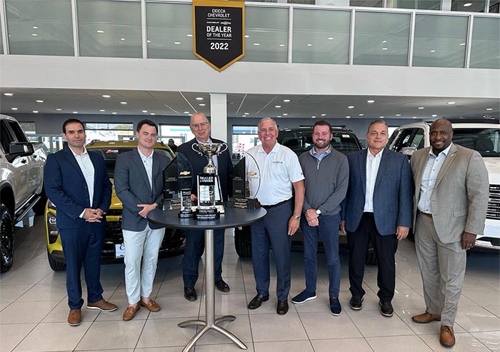 Ciocca Corvette of Atlantic City Awarded Dealer of the Year Honors by Chevrolet