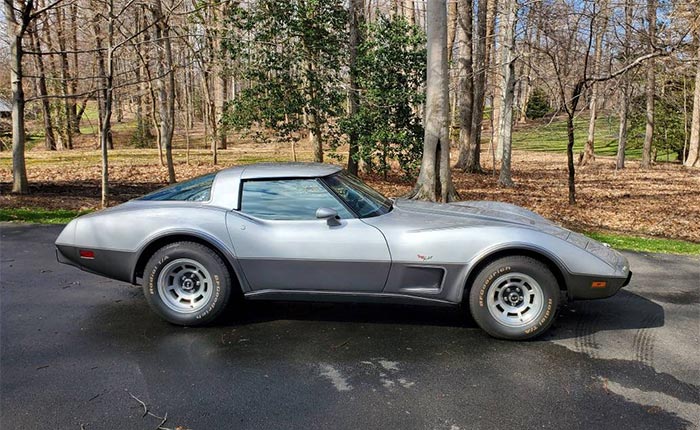 Corvettes for Sale: Very Affordable 1978 Silver Anniversary Corvette Offered on Craigslist