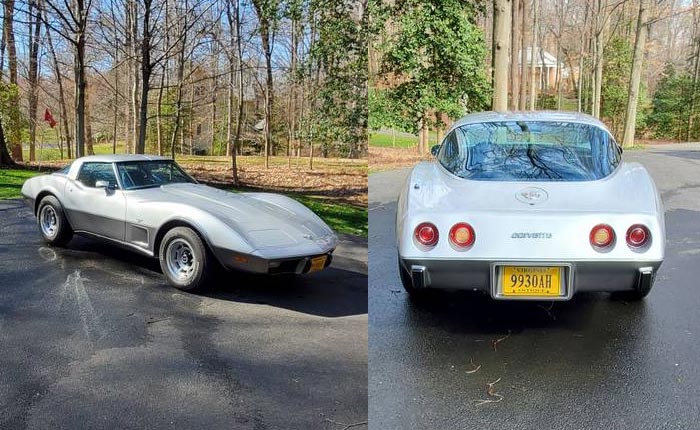 Corvettes for Sale: Very Affordable 1978 Silver Anniversary Corvette Offered on Craigslist