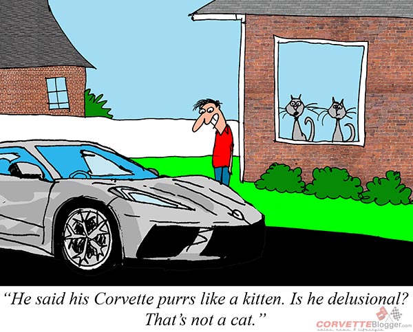 Saturday Morning Corvette Comic: Purrs Like a Kitten