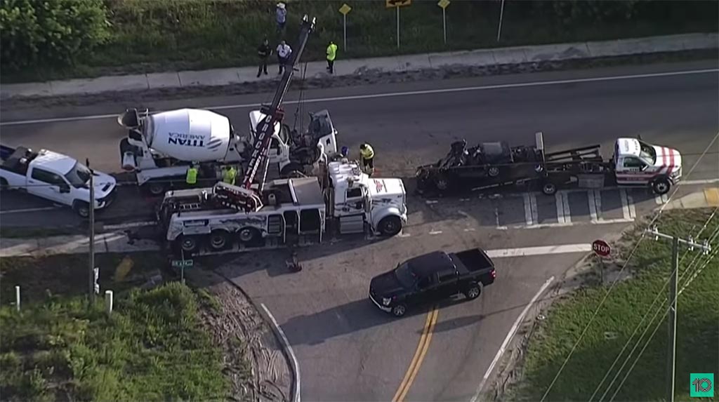 [ACCIDENT] C4 Corvette Crashes Head On with a Cement Truck