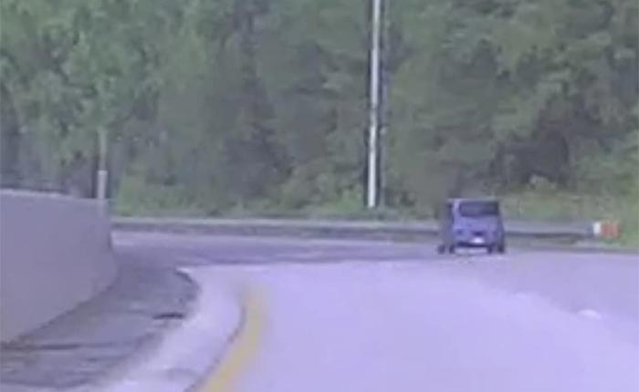 [VIDEO] C8 Corvette Stingray Owner Goes for a Wild Ride on a Wet Highway