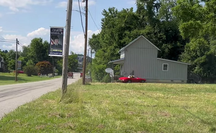 [ACCIDENT] 1966 Corvette Goes Full Mustang, Takes Out a Porch While Leaving Car Show