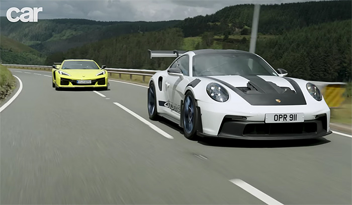 [VIDEO] CAR Offers First Look at an Export C8 Z06, Includes Ride-Along with a Porsche 911 GT3 RS