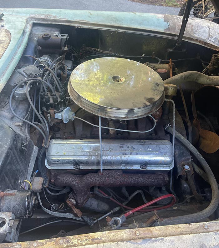Corvettes for Sale: Barn Find 1955 Corvette in California