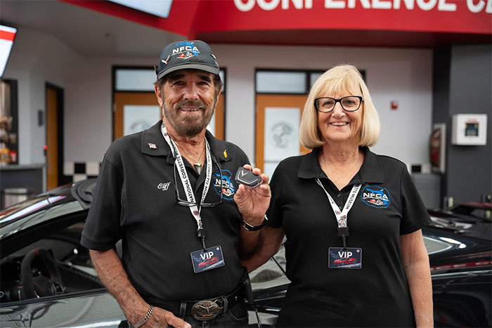 National Corvette Museum Delivers VIN 001 70th Anniversary 2023 Corvette Coupe