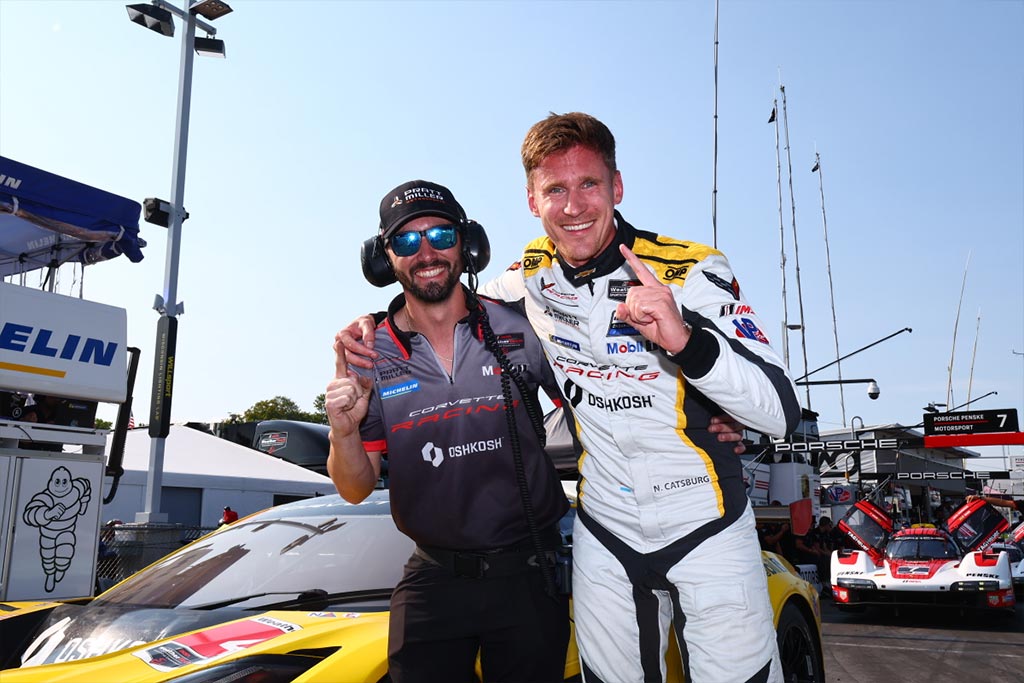 Corvette Racing at Road America: Catsburg Leads Corvette 1-2