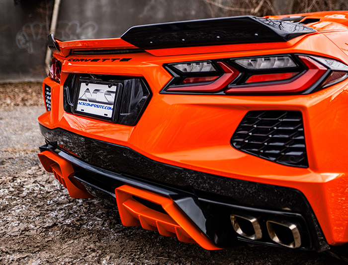 ACS 2020+ C8 Corvette Stingray Zero8 Rear Spoiler