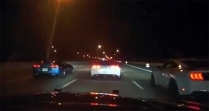 [VIDEO] Florida Highway Trooper Sneaks Up on a Pair of Unaware C6 Corvette Street Racers