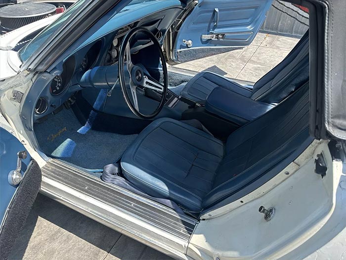 Corvettes for Sale: 1972 Corvette Frame-Off Project Needs Finishing