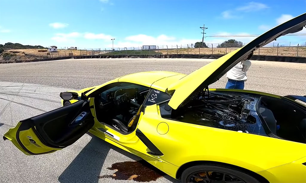 [VIDEO] C8 Corvette Stingray Blows Engine While Tracking at Laguna Seca