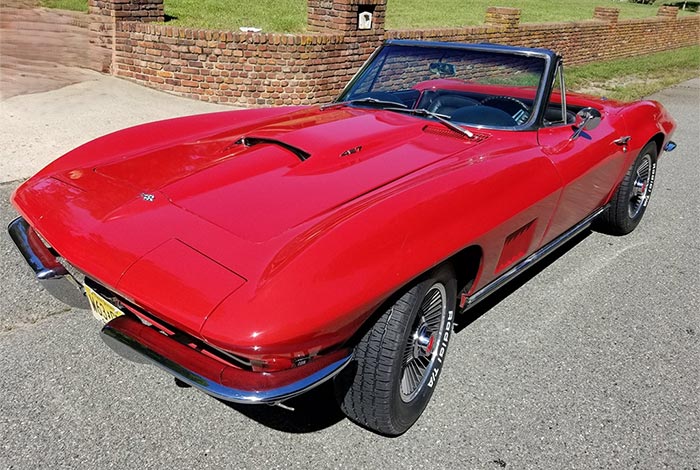Corvettes for Sale: Restored 1967 Corvette Sting Ray Convertible Owned 45 Years