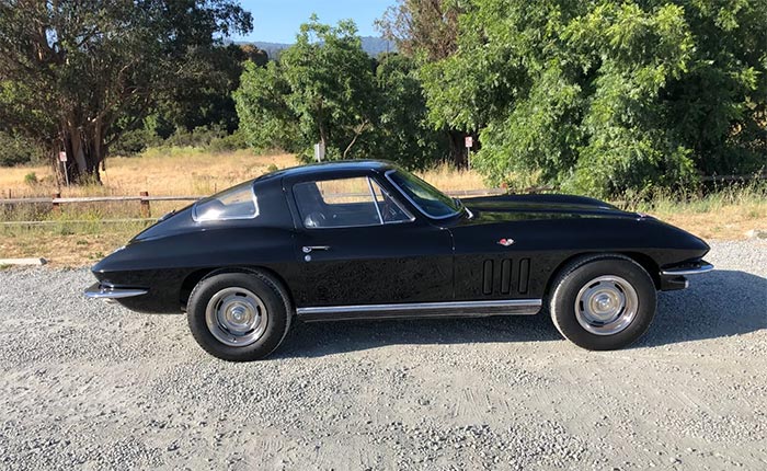 Corvettes for Sale: 1966 Corvette is Being Sold to Make Room for a Tesla