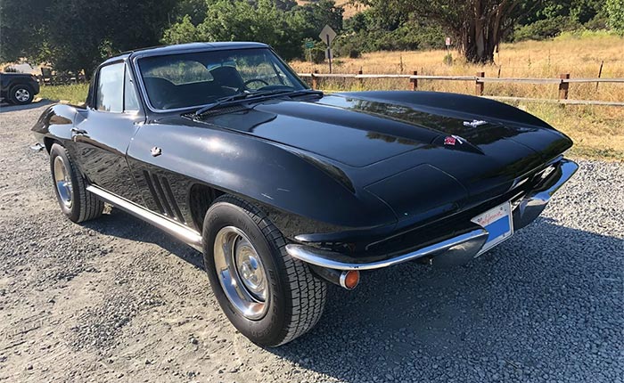 Corvettes for Sale: 1966 Corvette is Being Sold to Make Room for a Tesla