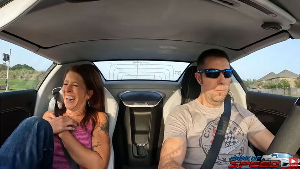 [VIDEO] Watch People React to Being Launched in a 2024 Corvette E-Ray