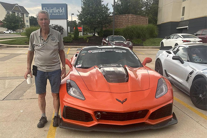 C7 ZR1 Owner Donates Tires to Stranded ZR1 Caravan Driver at Wyoming Dealership
