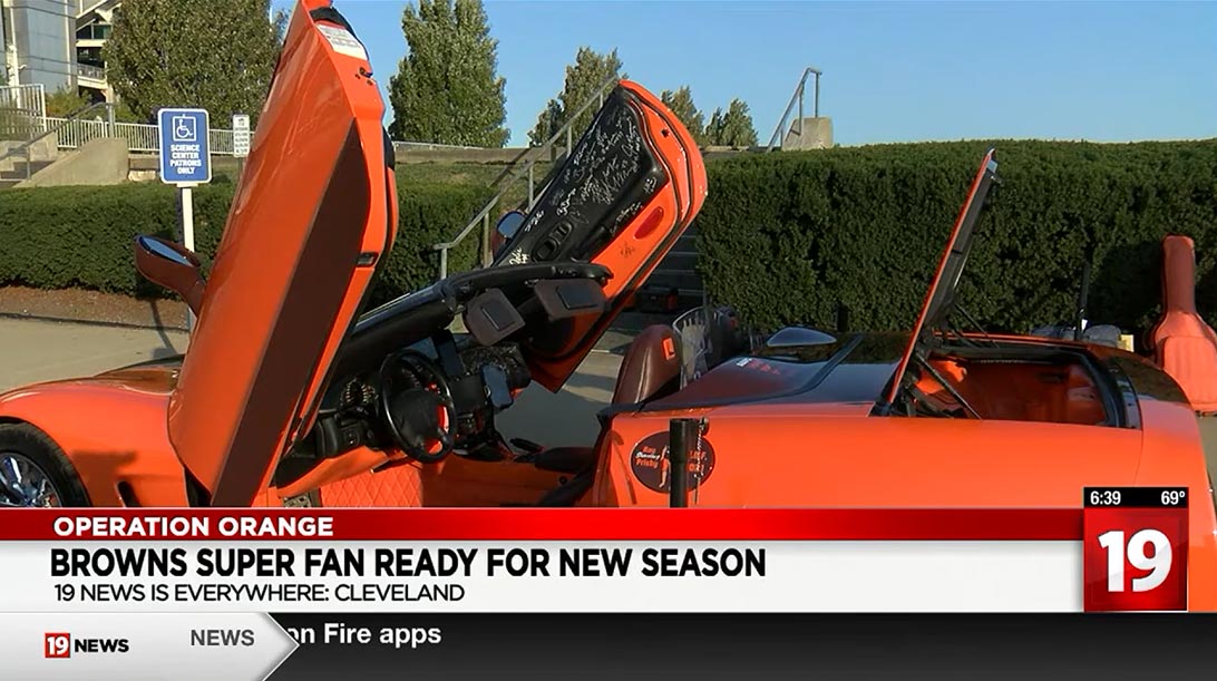 [VIDEO] Cleveland Browns Fan Transforms C5 Corvette Into the Ultimate Tailgate Machine