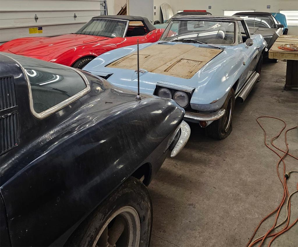 [VIDEO] Huge Hoard of Classic Corvettes and Parts to be Auctioned