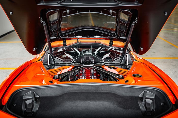 C8 Coupe Engine Compartment Overlay
