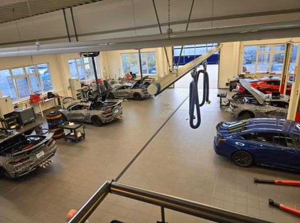 Corvette ZR1 at GM's Nürburgring Garage
