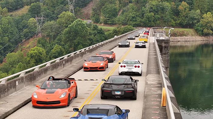 [VIDEO] Watch 80 Corvettes Take on the Tail of the Dragon