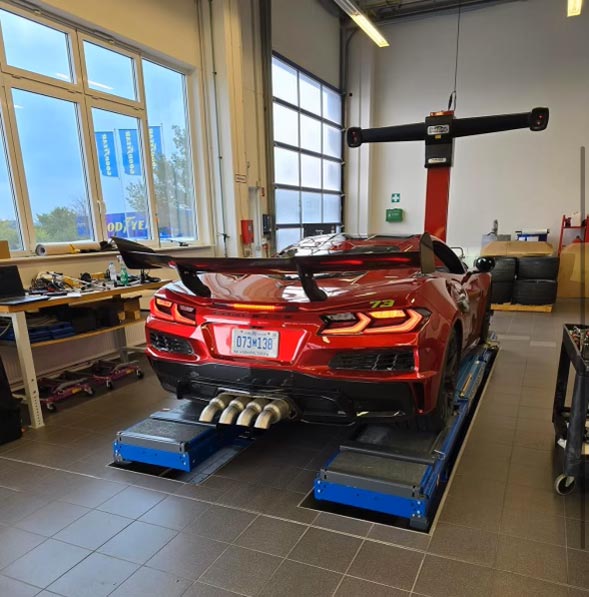 Corvette ZR1 at GM's Nürburgring Garage