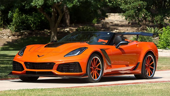 2019 Sebring Orange/Black ZR1 Convertible