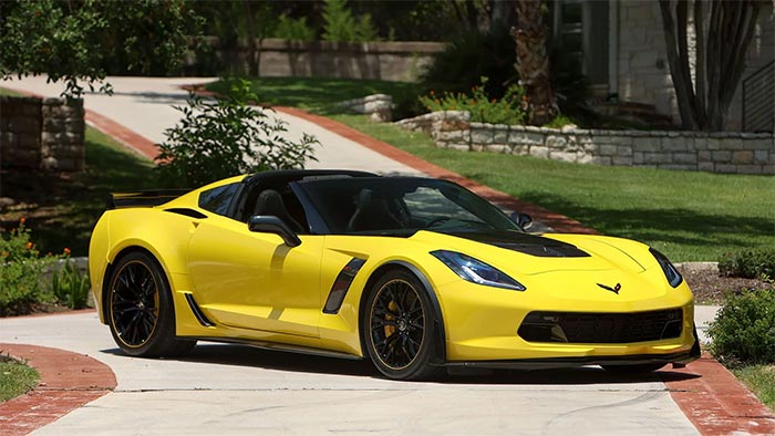 2016 Corvette Racing Yellow/Black C7.R Edition Coupe