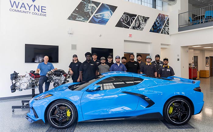 GM Donates a C8 Corvette Stingray to Wayne Community College