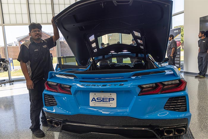 GM Donates a C8 Corvette Stingray to Wayne Community College