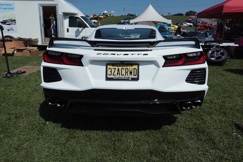 Corvette Vanity Plates at Carlisle 2024