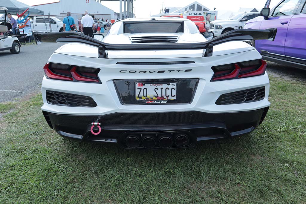 Corvette Vanity Plates at Carlisle 2024