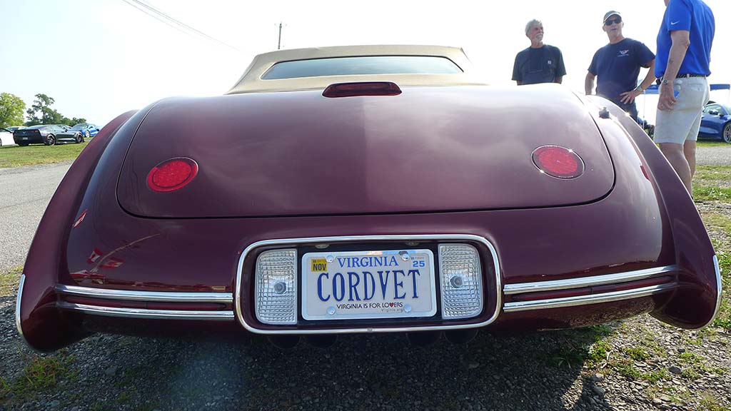 Corvette Vanity Plates at Carlisle 2024