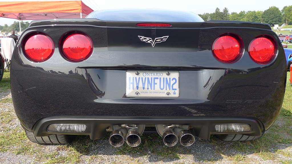 Corvette Vanity Plates at Carlisle 2024