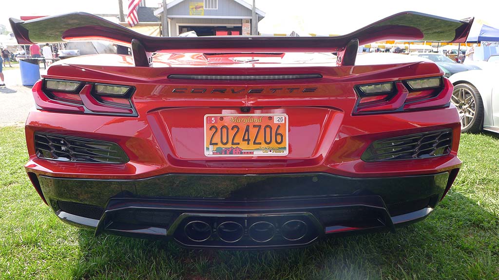 Corvette Vanity Plates at Carlisle 2024