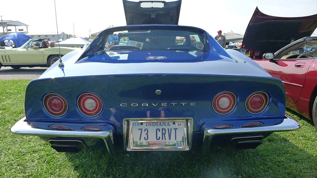 Corvette Vanity Plates at Carlisle 2024