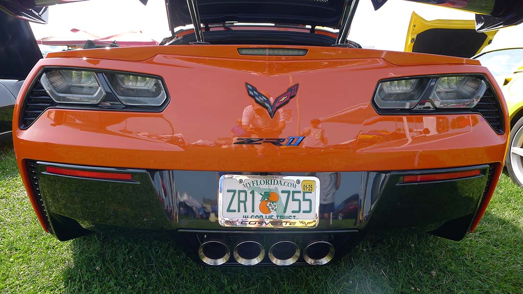 Corvette Vanity Plates at Carlisle 2024