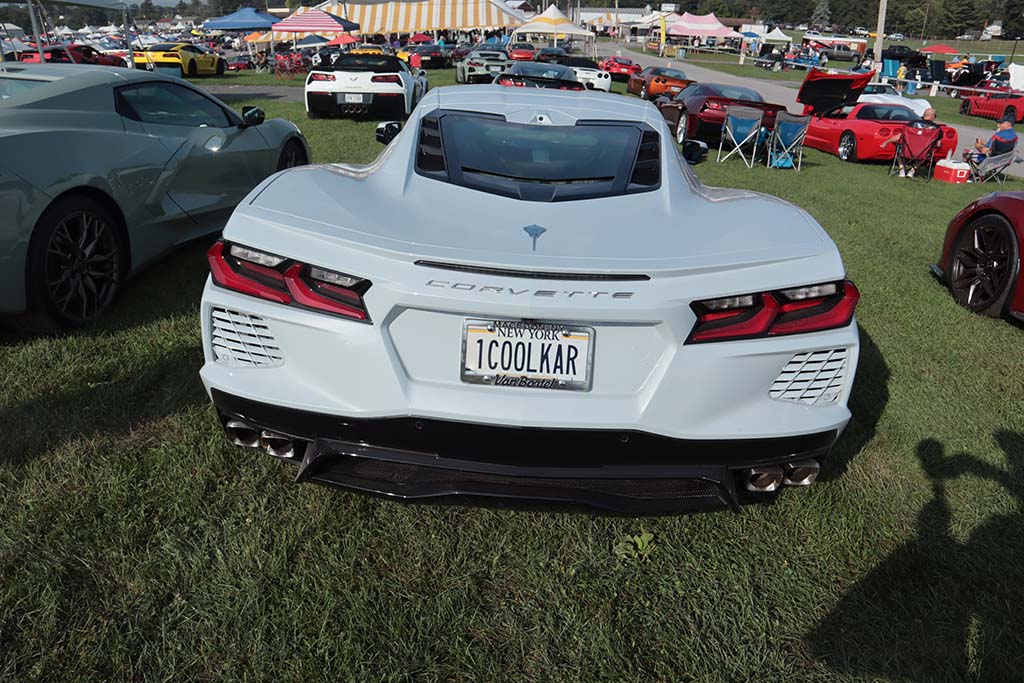 Corvette Vanity Plates at Carlisle 2024
