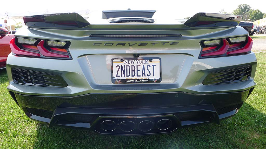 Corvette Vanity Plates at Carlisle 2024