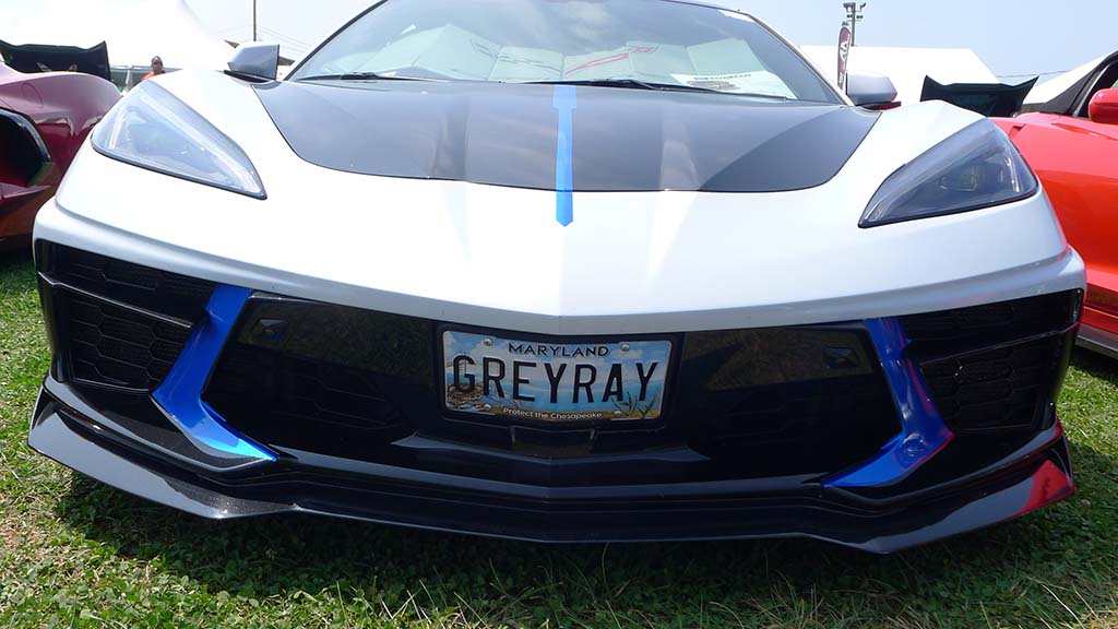 Corvette Vanity Plates at Carlisle 2024