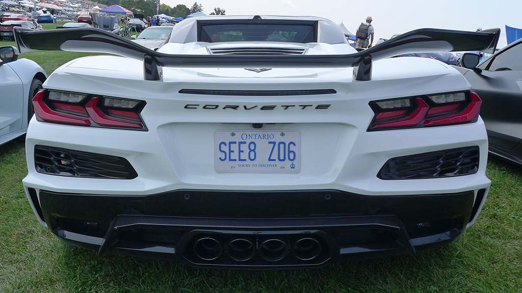 Corvette Vanity Plates at Carlisle 2024