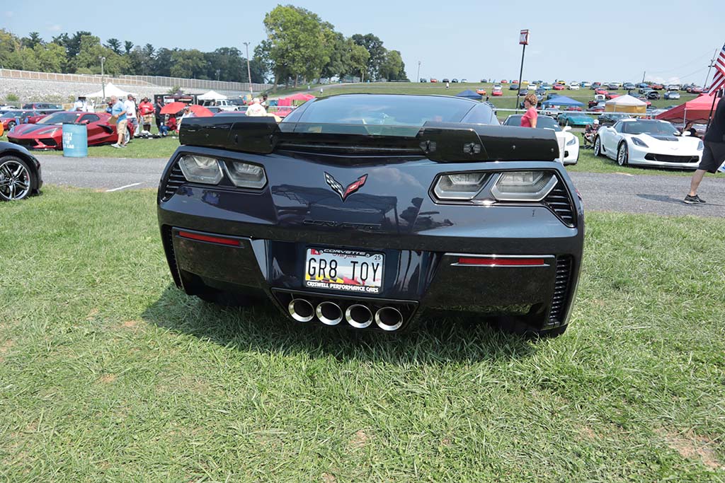 Corvette Vanity Plates at Carlisle 2024