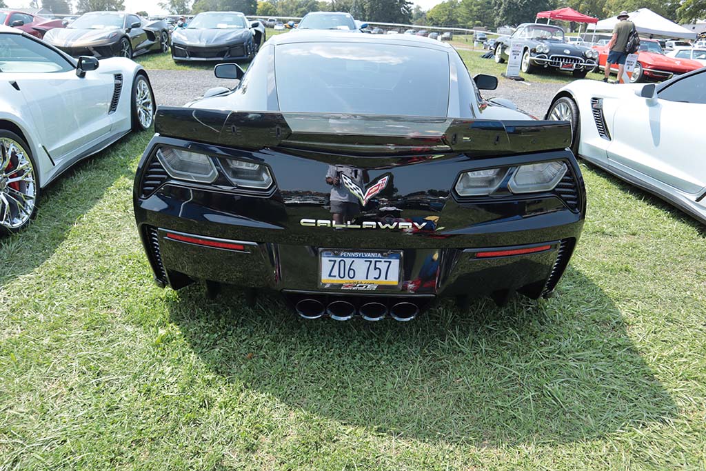 Corvette Vanity Plates at Carlisle 2024