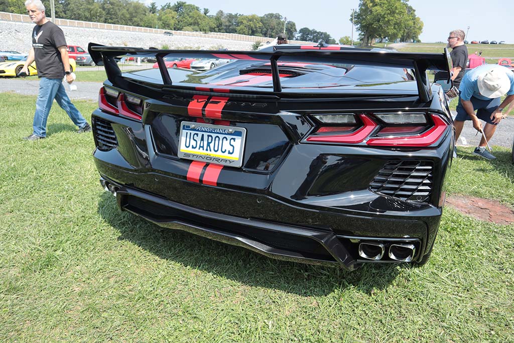 Corvette Vanity Plates at Carlisle 2024