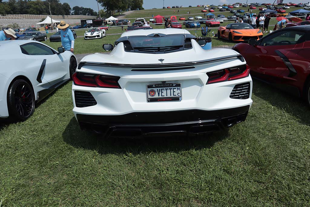 Corvette Vanity Plates at Carlisle 2024