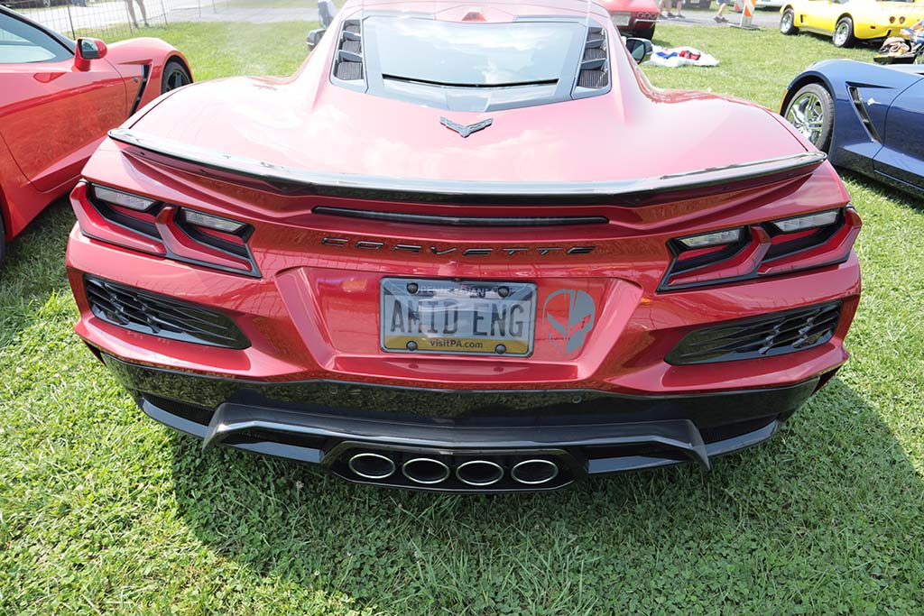 Corvette Vanity Plates at Carlisle 2024